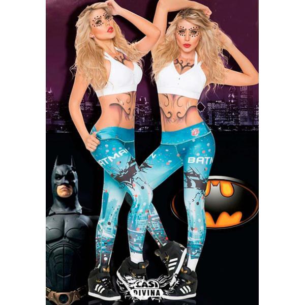 legging supplex azul comic murcielago