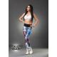 Legging Lycra blanco y azul con estampado cómic araña