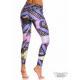 legging con cintura alta y estampado sublimado exclusivo olas morado