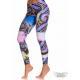 legging con cintura alta y estampado sublimado exclusivo olas morado