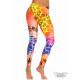 legging con cintura alta y estampado sublimado animal print africano