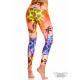 legging con cintura alta y estampado sublimado animal print africano