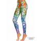 legging con cintura alta y estampado sublimado exclusivo floral multicolor