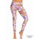 legging con cintura alta y estampado sublimado exclusivo abstracto en rosa